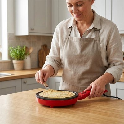 Crêpière compacte pour une cuisson rapide et uniforme