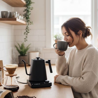Petite bouilloire électrique