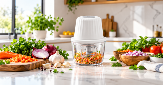 Hachoir électrique dans une cuisine moderne
