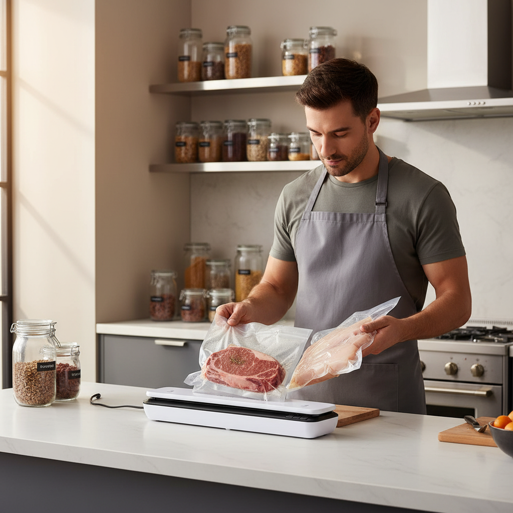 Machine sous vide alimentaire – Préparation des repas à l’avance
