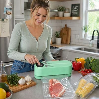 Machine sous vide alimentaire emballage des aliments avant congélation
