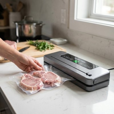 Machine sous vide alimentaire emballage hermétique pour cuisine moderne
