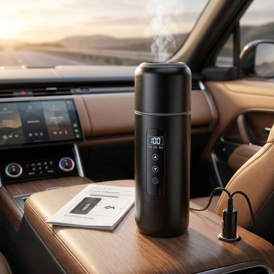Mini bouilloire de voyage – chauffe-eau portable sur console centrale