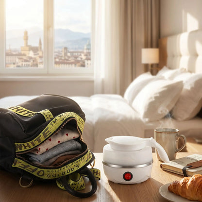 Mini bouilloire pliable voyage pliable