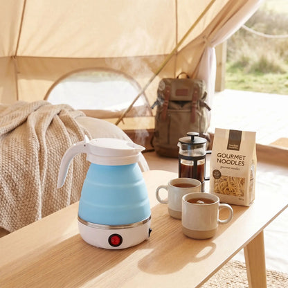 Mini bouilloire pliable voyage portative