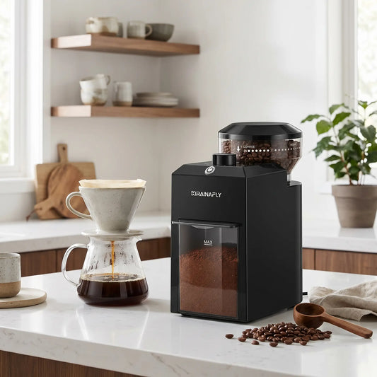 Moulin à café électrique – Duo espresso barista maison design moderne