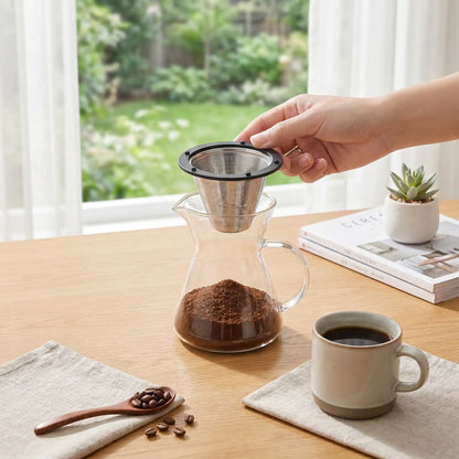 Moulin à café électrique portable en acier inoxydable alimentaire 
