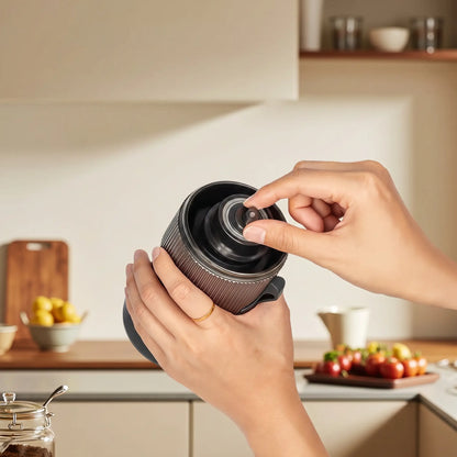 Moulin à café électrique rechargeable avec réglage de mouture ajustable