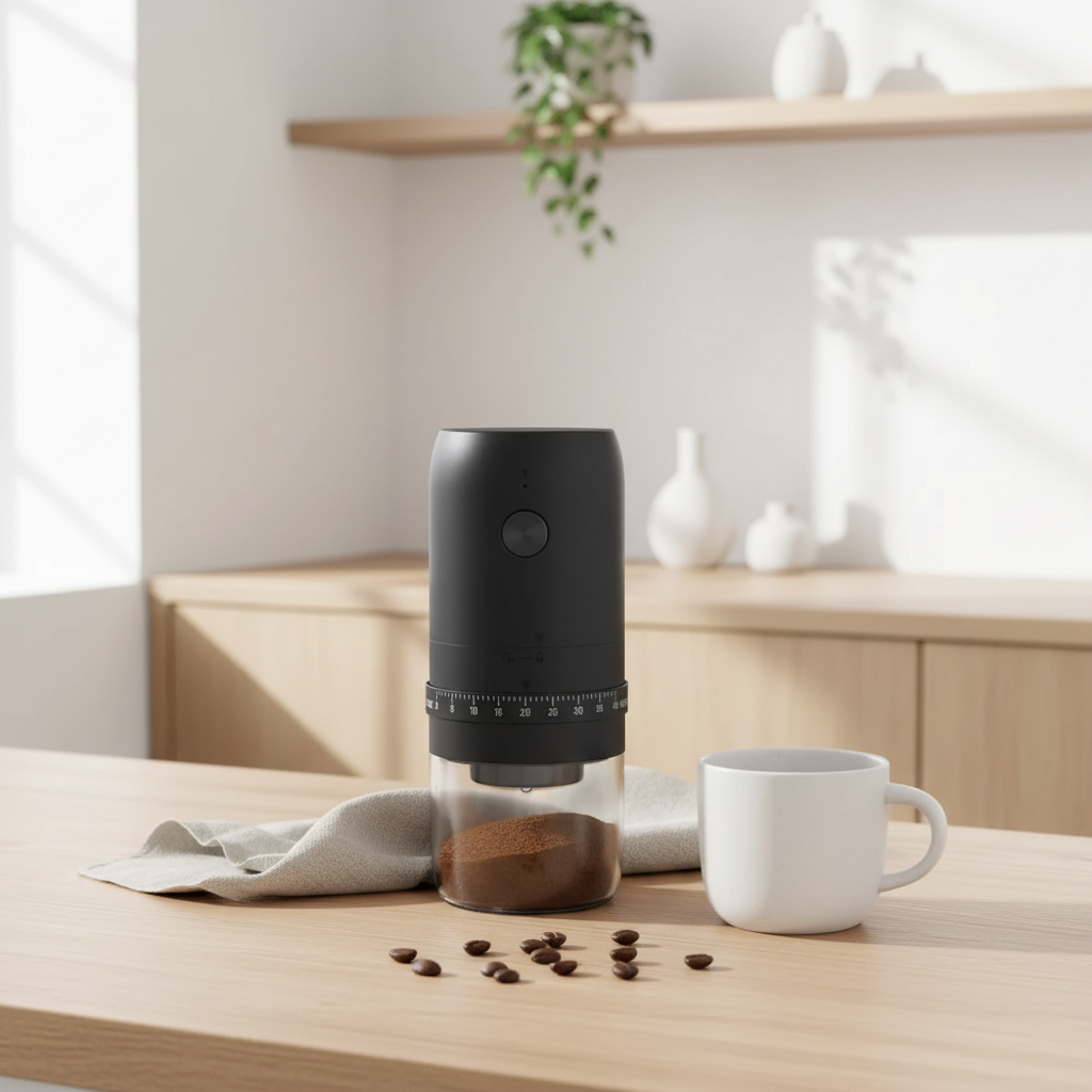 Moulin à café électrique sans fil usb-c 