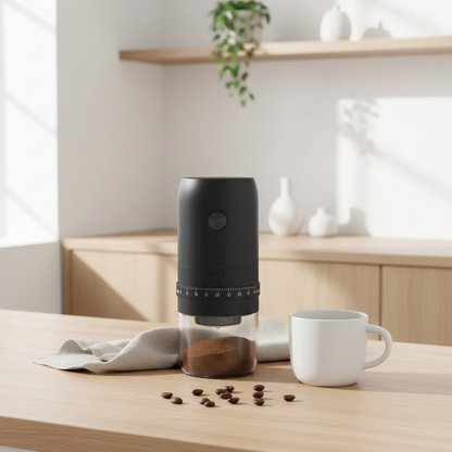 Moulin à café électrique sans fil usb-c 