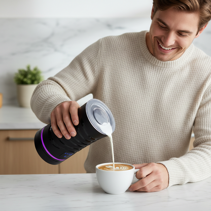 Mousseur à lait électrique Latte art