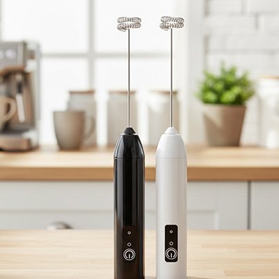 Mousseur à lait électrique Onctueux Pro Design noir premium