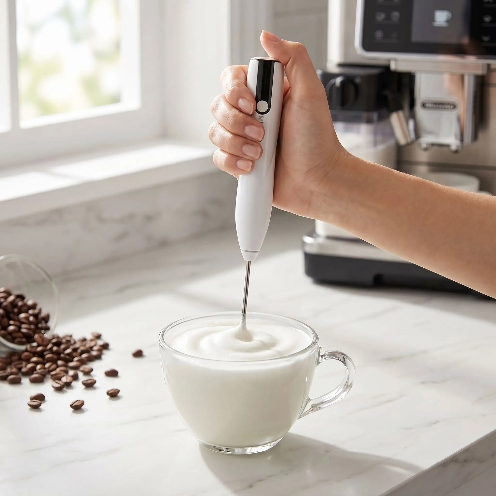 Mousseur de lait cappuccino maison