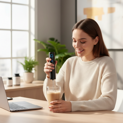 Mousseur lait Sans fil et Rechargeable