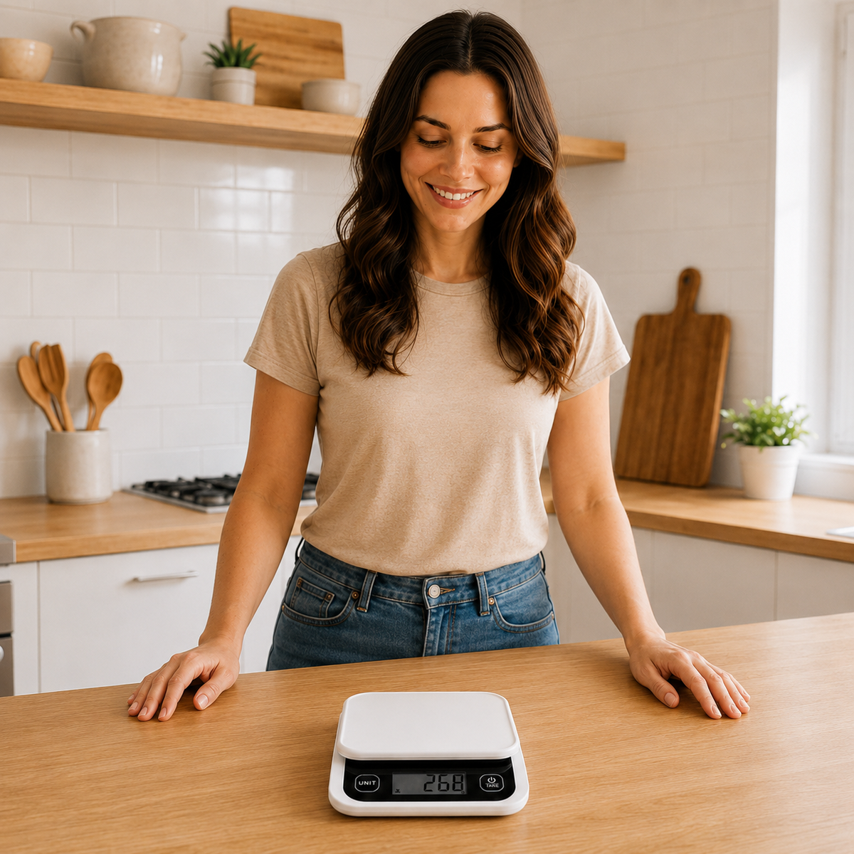 Balance Cuisine numérique avec affichage du poids