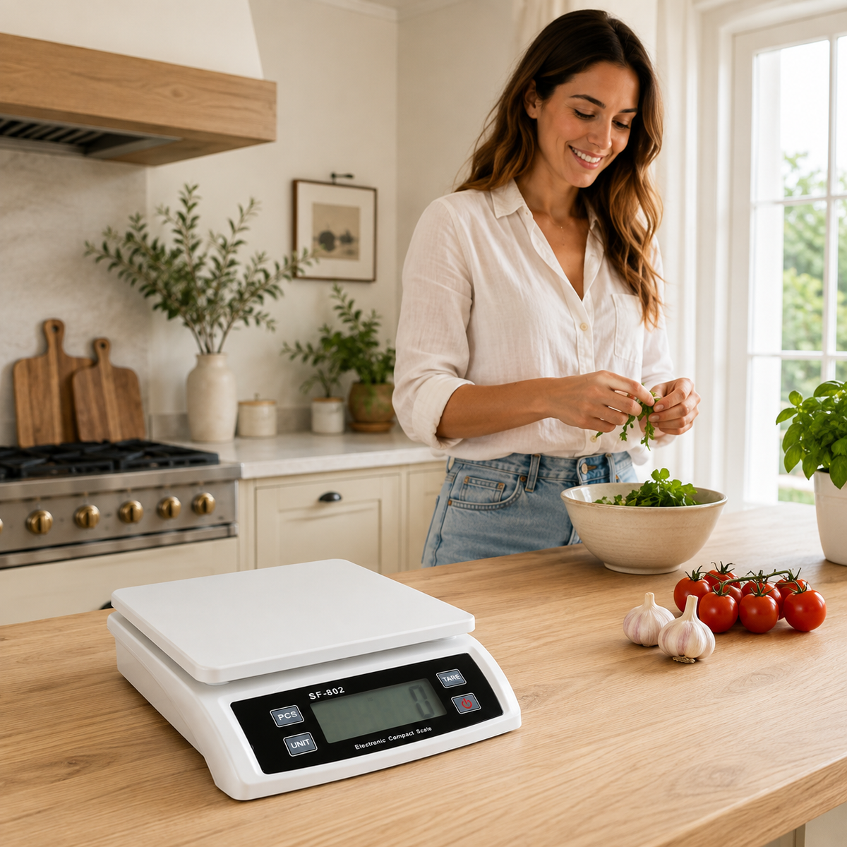 Balance Cuisine SF-802 blanche en cuisine moderne