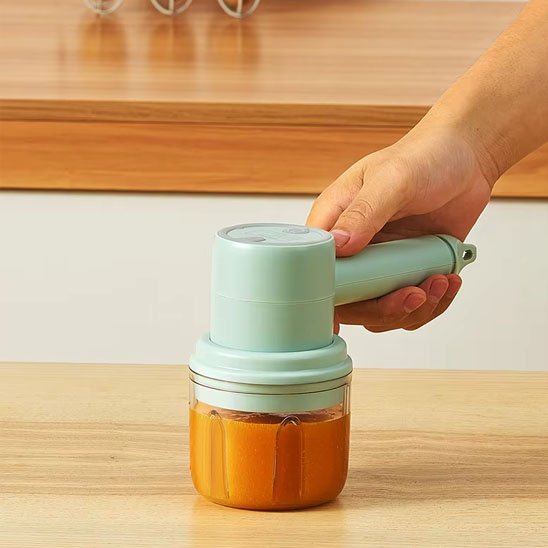 Batteur électrique compact rechargeable pour cuisine
