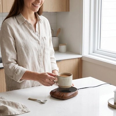 Chauffe tasse électrique pour une pause café au bureau