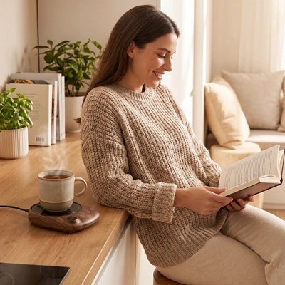 Chauffe tasse pour garder votre café chaud à la maison