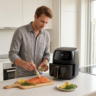 Friteuse à air chaud grande capacité pour toute la famille
