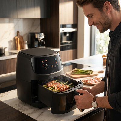Friteuse à air chaud numérique avec écran tactile