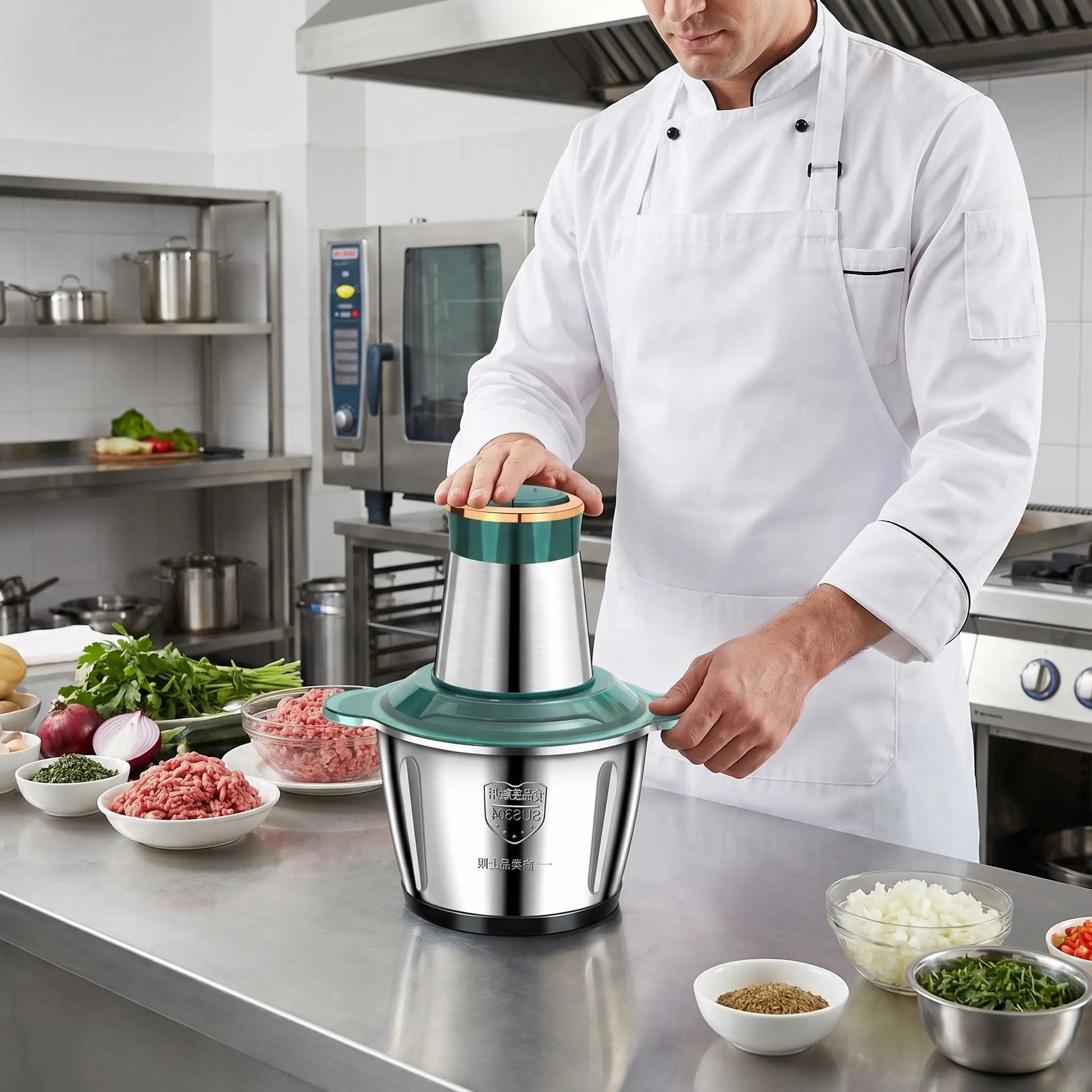 Hachoir Électrique Chef Cuisine Lumineuse
