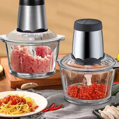 Hachoir électrique grande capacité pour préparer viande et légumes