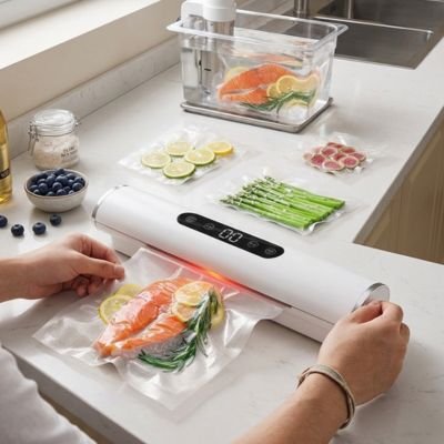 Machine sous vide automatique avec scellage rapide