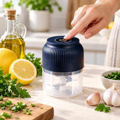 Mini hachoir électrique 250 ml sur plan de travail