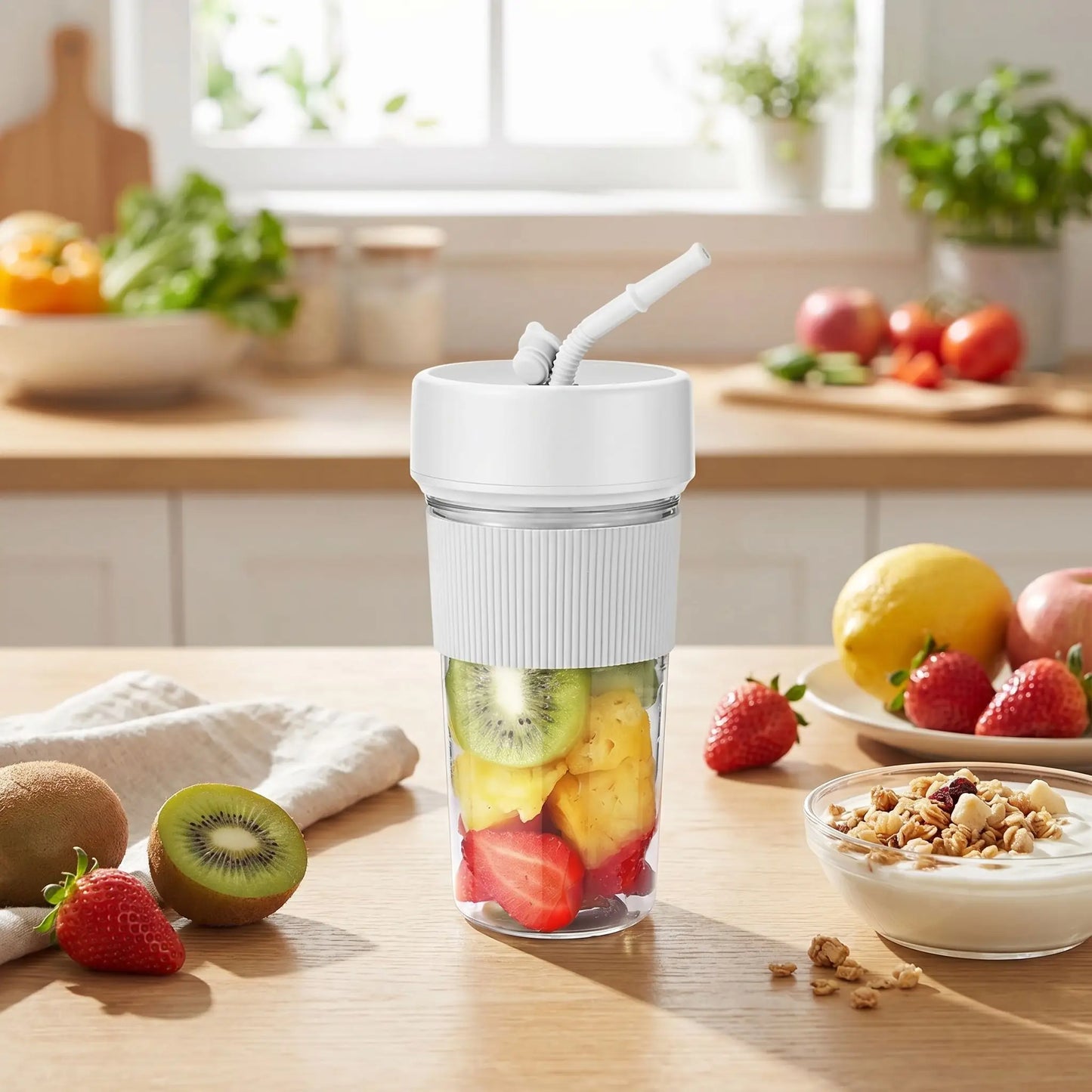 mixeur portable nomade 350ml blanc