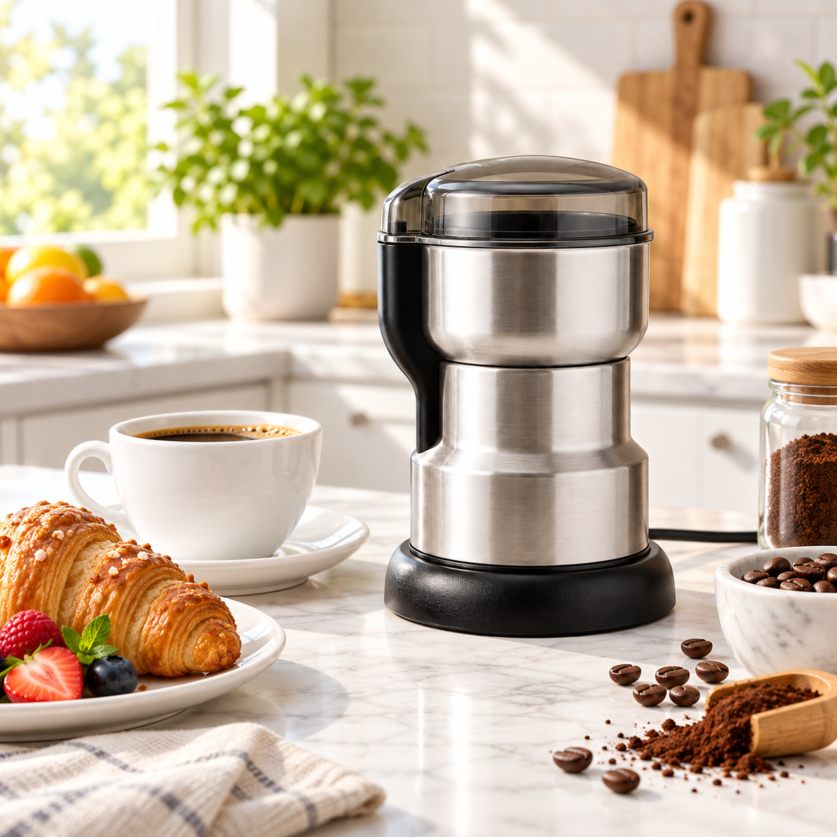 Moulin à café électrique pour le petit-déjeuner