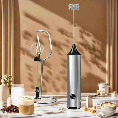 mousseur à lait rechargeable 3 vitesse routine matinal