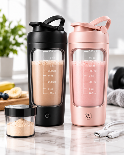 Shakers électriques noir et rose en cuisine